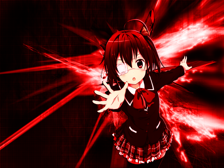 Аниме девушка в капюшоне