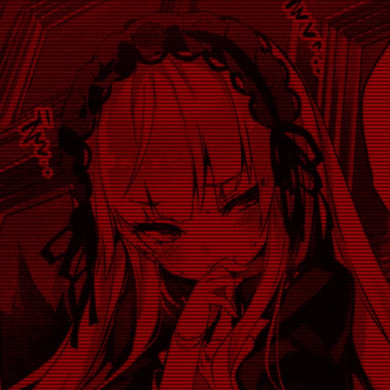 Аниме авы в Красном стиле