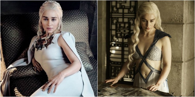 Эмилия Кларк игра престолов гиф