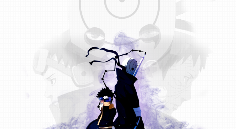 Обито на красивом фоне