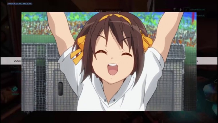 Аниме радуется