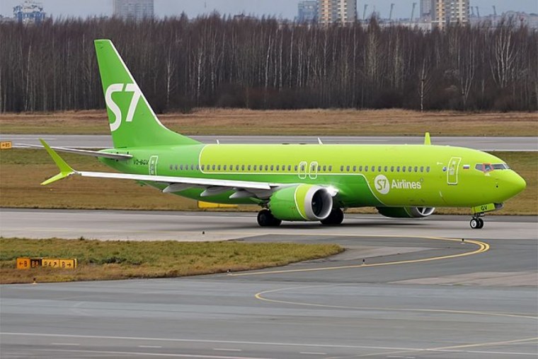 Самолёт Боинг 737 авиакомпании s7
