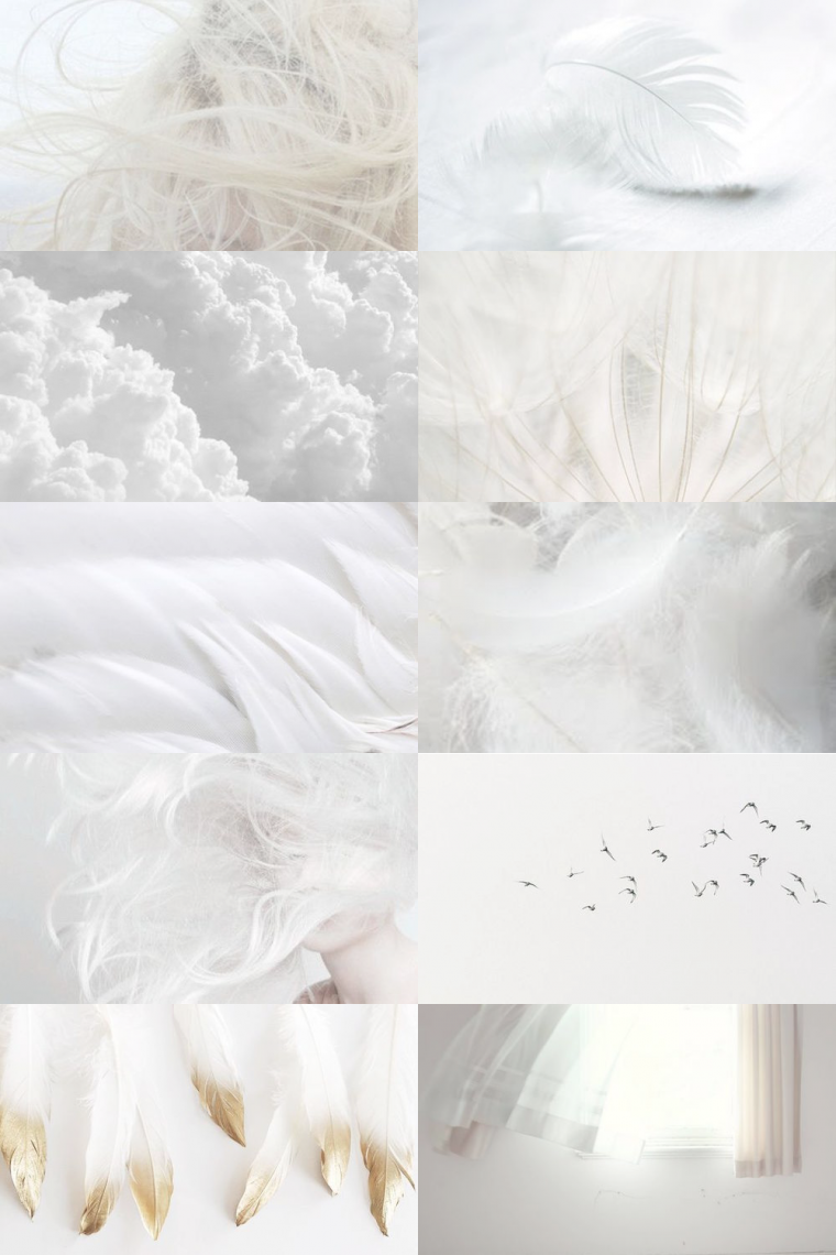 Белый цвет коллаж