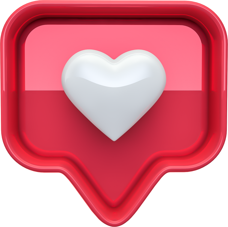 Кнопка сердечко