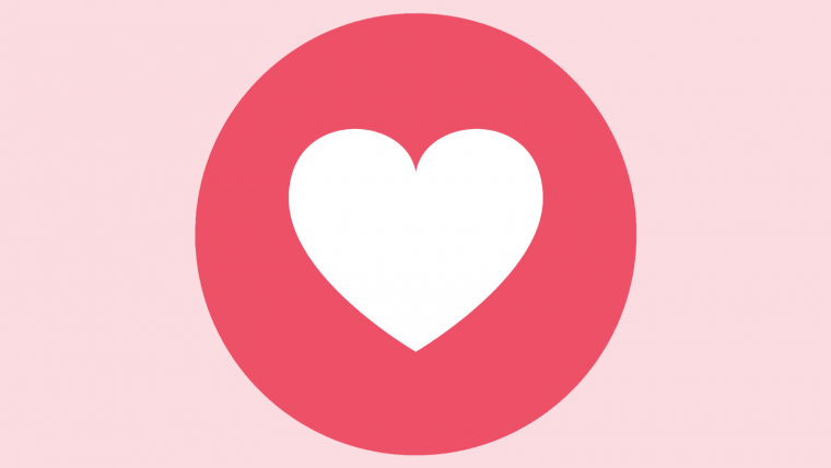 Лайк сердечко