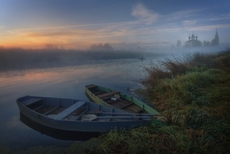 Лодка в тумане