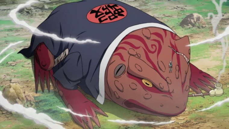 Наруто техника призыва Гамабунта