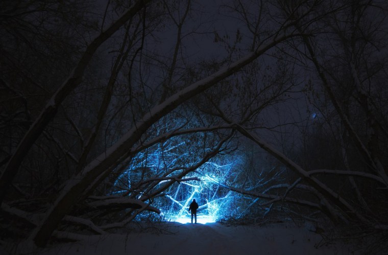 Страшная зимняя ночь