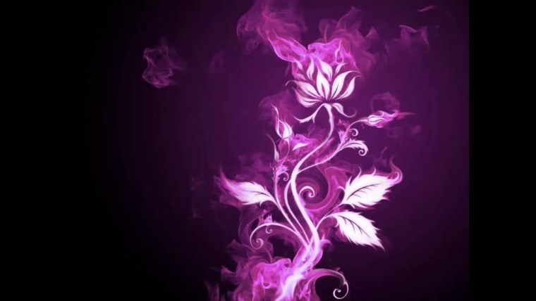 Фиолетовый огонь в квадрате