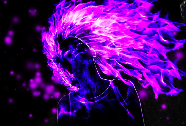 Фиолетовый огонь