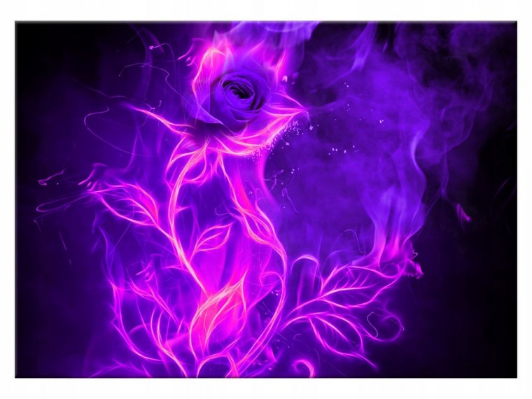 Фиолетовый дым