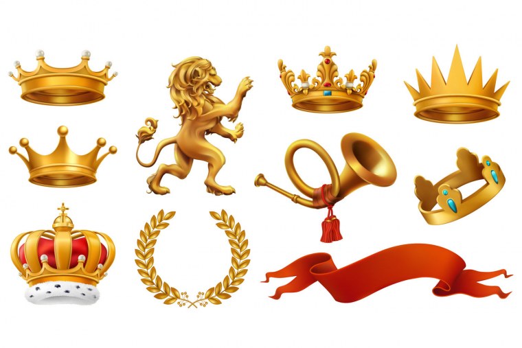 Лион Кинг с короной