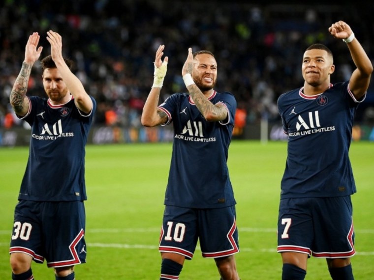ПСЖ Месси Неймар Мбаппе