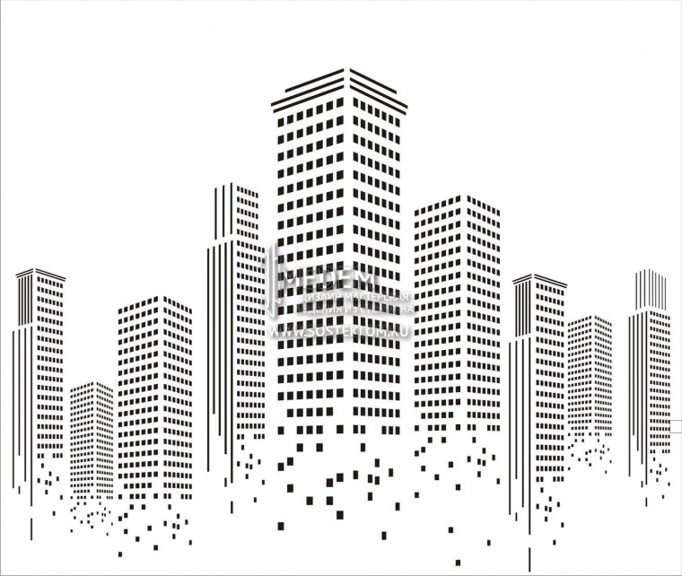 Город на белом фоне