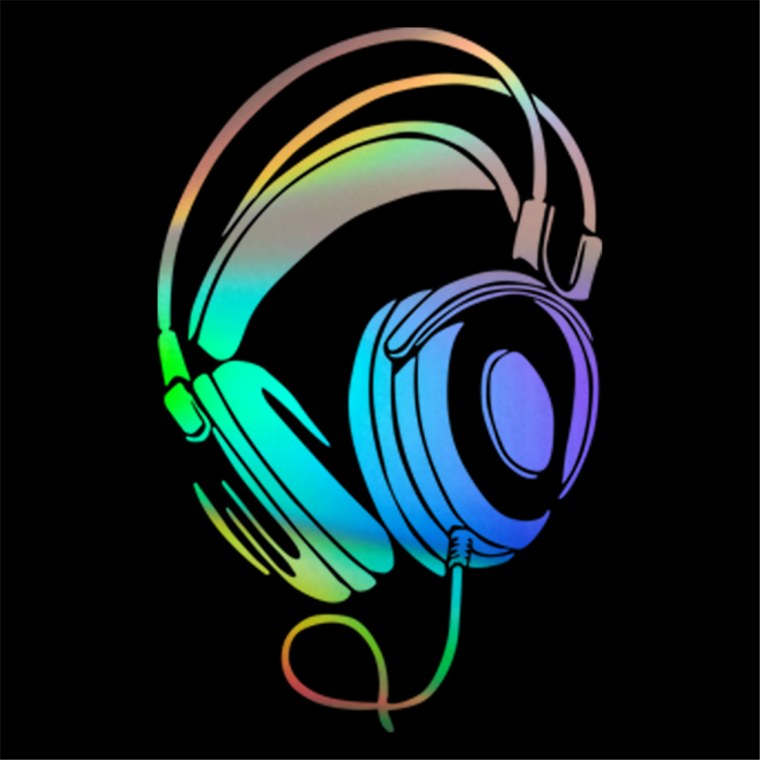 Наушники стикер