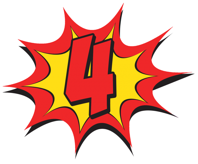 Надпись в стиле Марвел