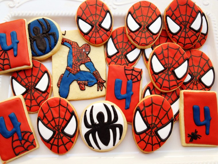 Имбирные пряники человек паук