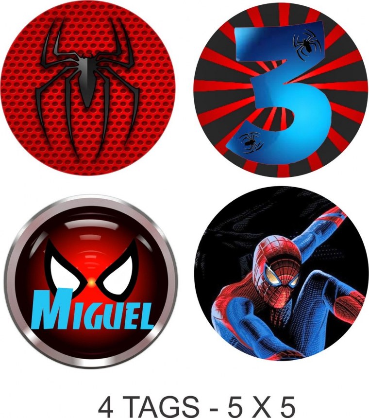 Цифра 8 человек паук