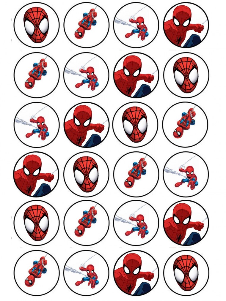 Флажки стиле человек паук