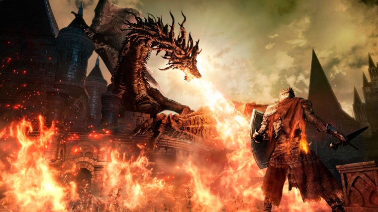 Dark Souls 3 дракон