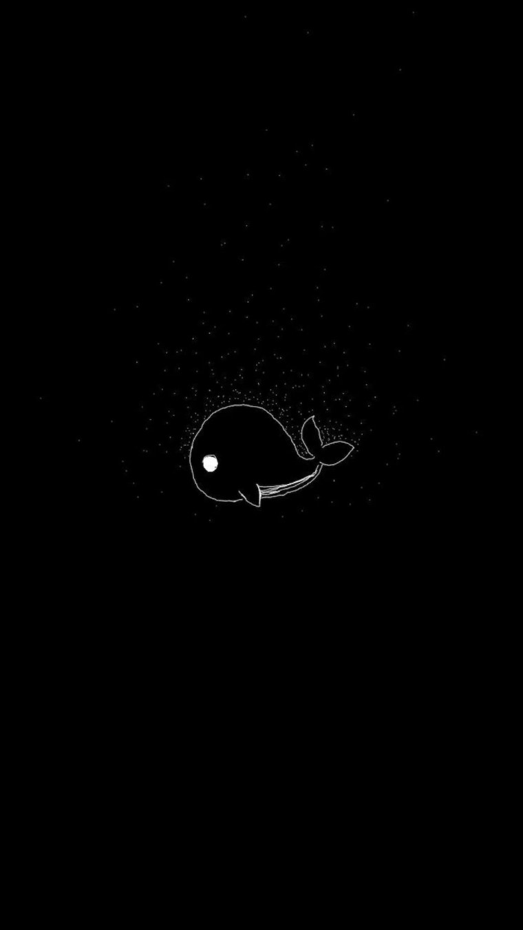 Обои на телефон для подростков чёрные