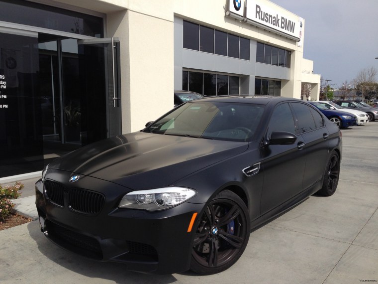 BMW m5 Black матовый