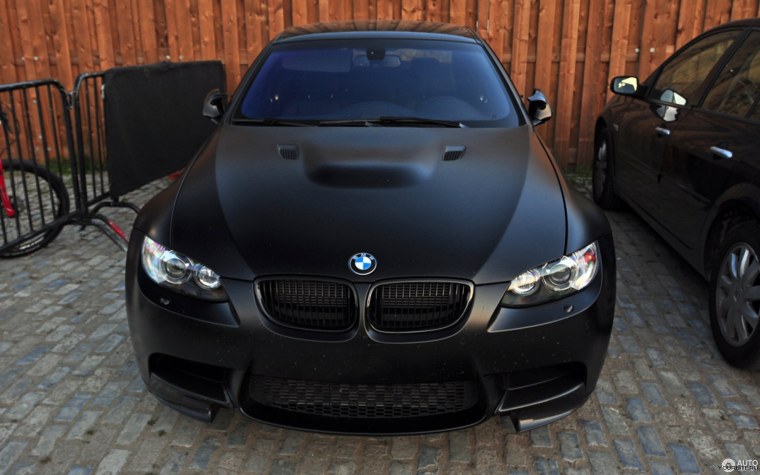 БМВ м5 черная матовая тонированная