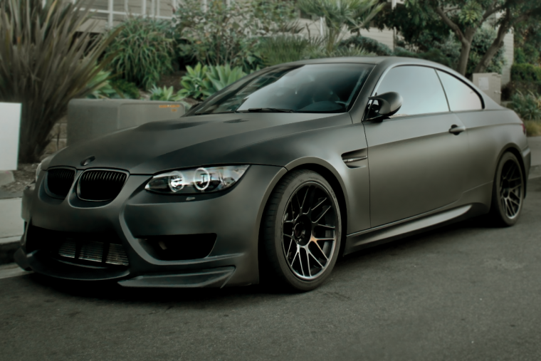 БМВ е92 черный матовый