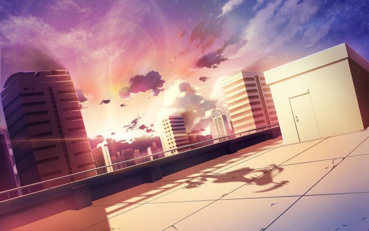 Фон крыши для гача