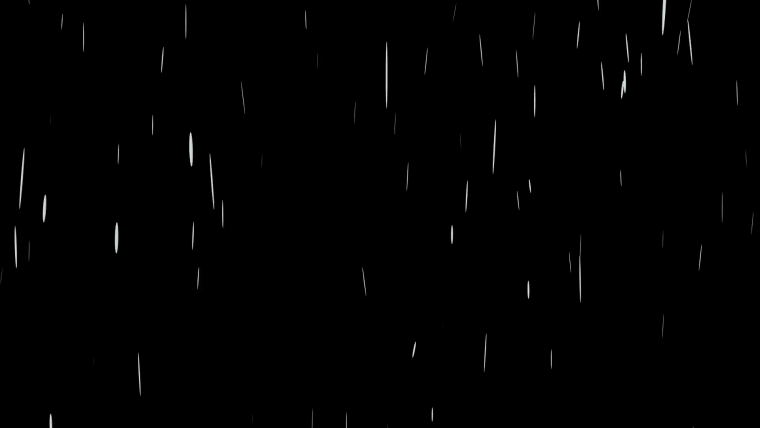 Дождь на черном фоне