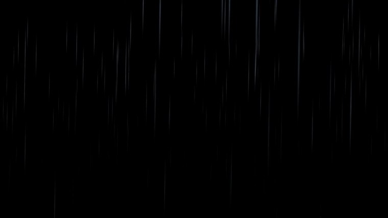 Дождь на черном фоне