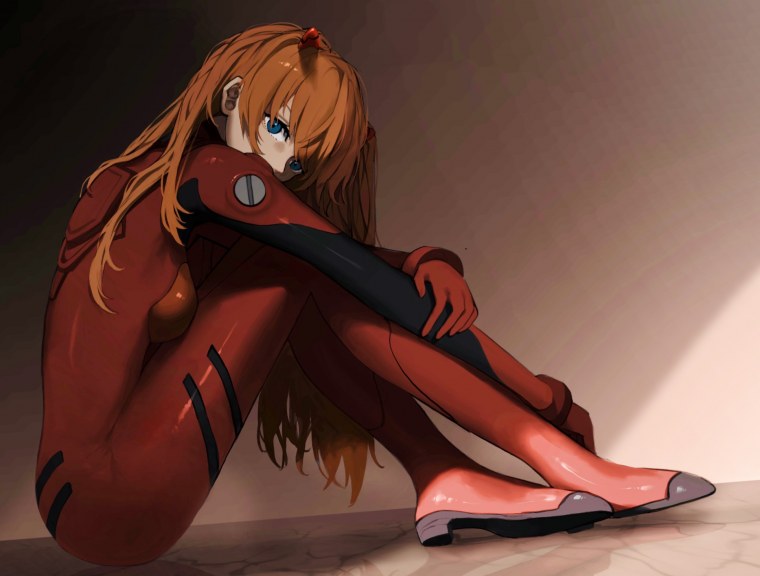 Аска Лэнгли ножки носки хентай