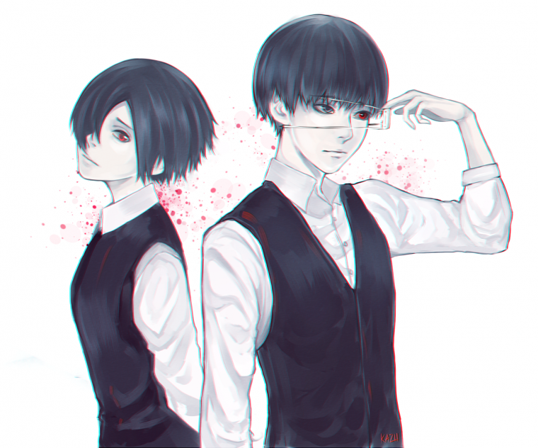 Канеки Кен и Киришима Тоука