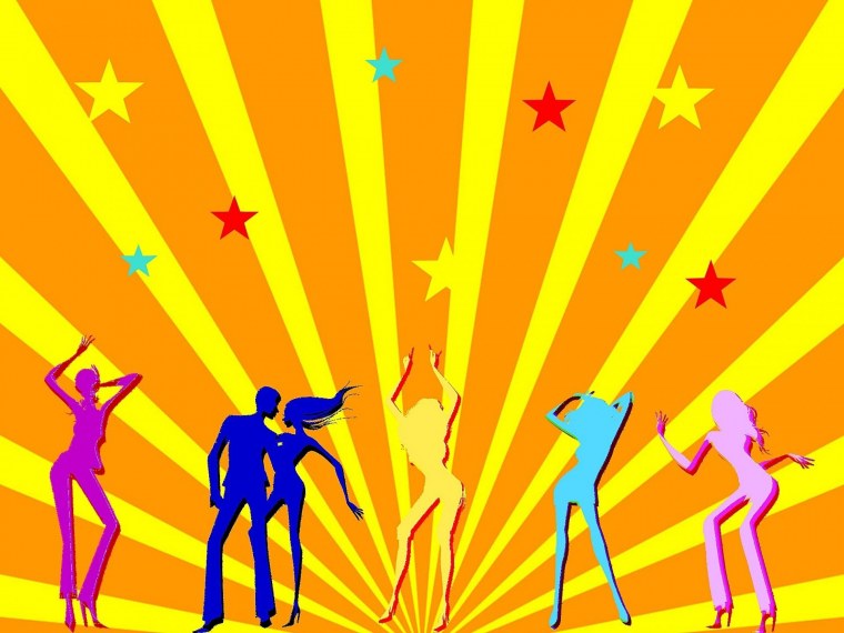 Фон для объявления дискотеки