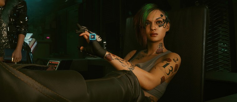 Cyberpunk 2077 Джуди Альварес оголенная