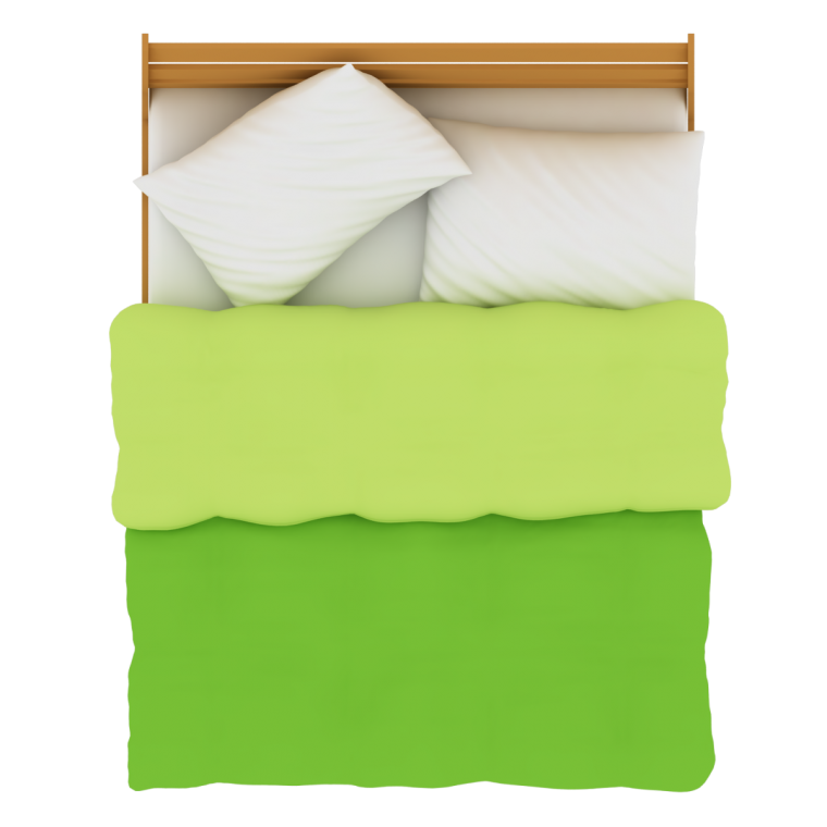 Кровать вид сверху