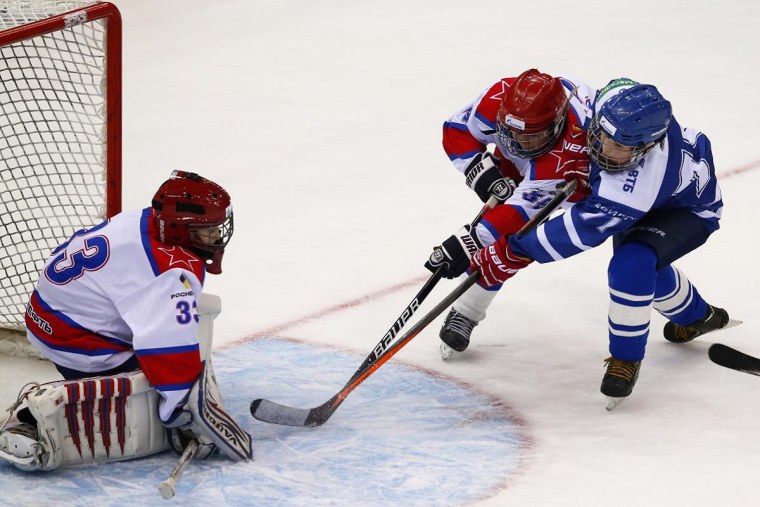 Дети хоккеисты