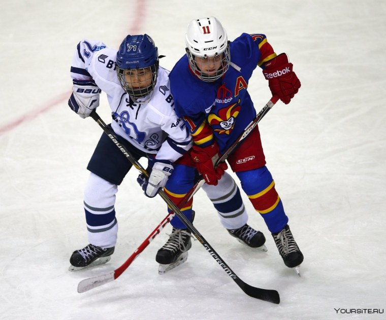 Хоккей с шайбой дети