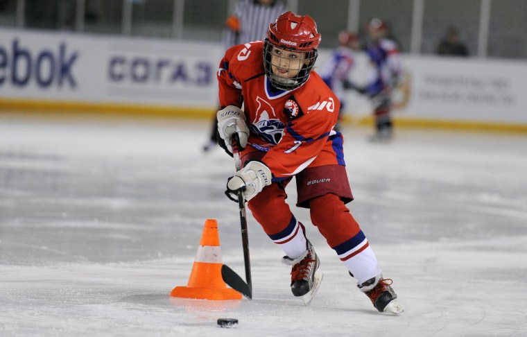 Дети хоккеисты