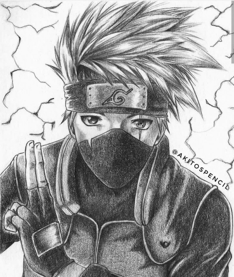 Какаси Хатакэ портрет