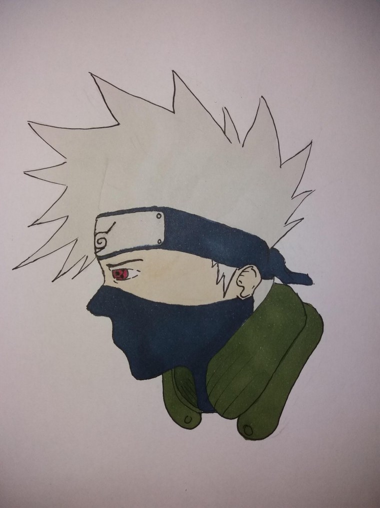 Какаши из аниме Наруто из пластилина