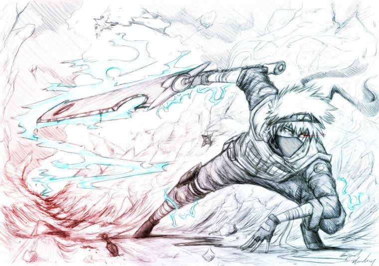 Кунай Какаши аниме