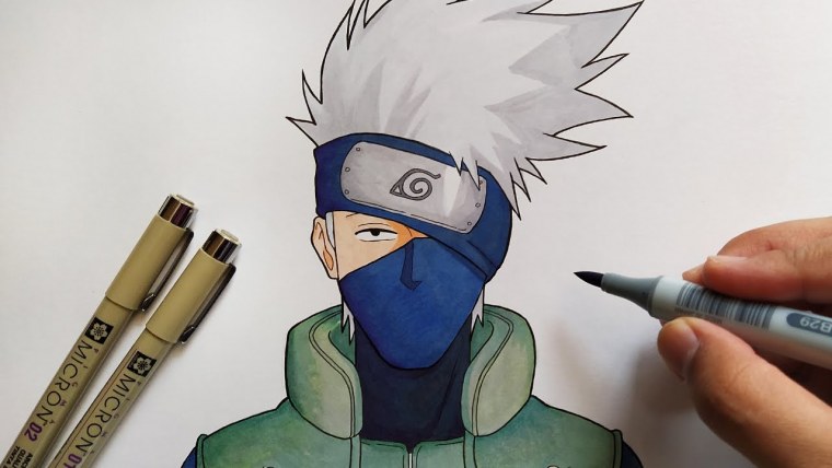 Kakashi Hatake how to draw