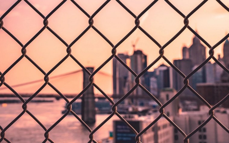 Сетчатый забор Эстетика