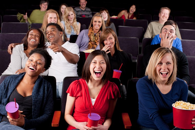 Зрители в кинозале