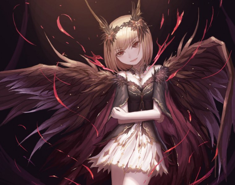 Полукровка ангел и демон аниме