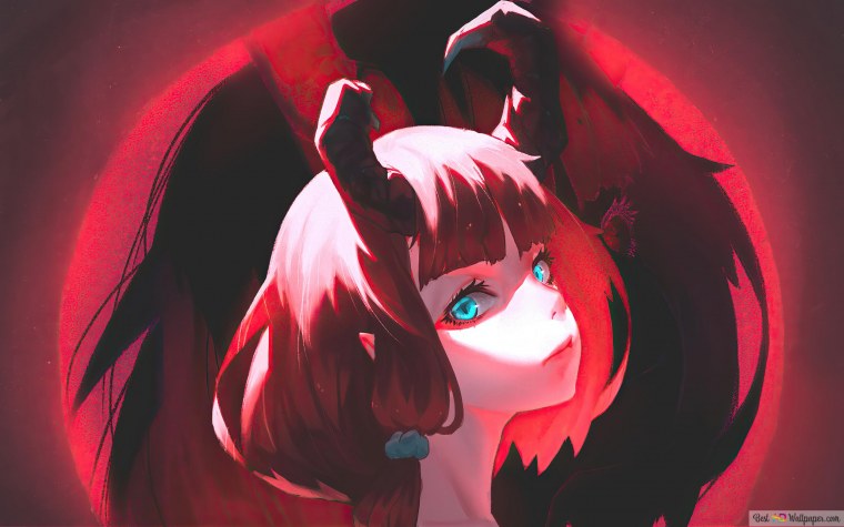 Аниме девушка дьявол