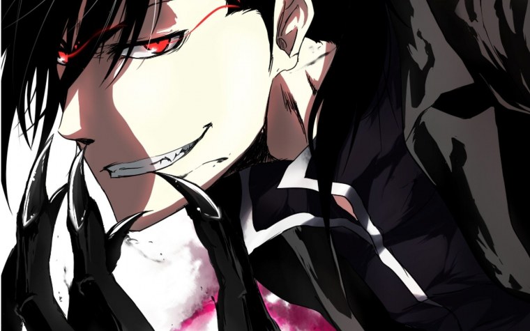 Аниме пацан с красными волосами