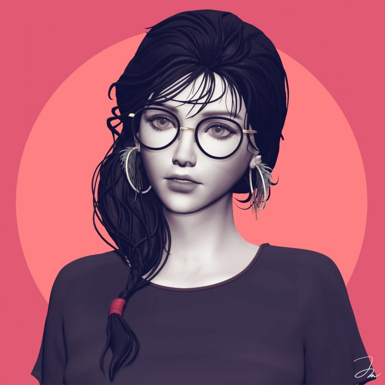 Эстетика девочка мультяшная