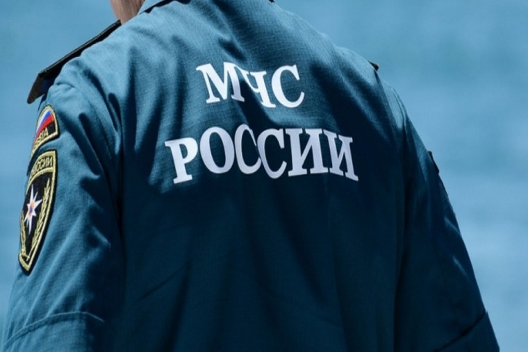 МЧС России на спине